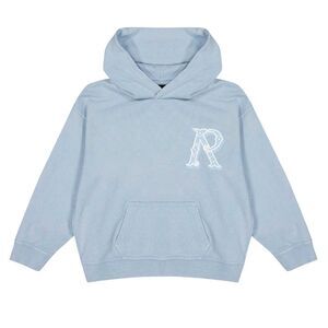 Represent Childrens/Kids Western Initial Hoodie / Mountain Blue